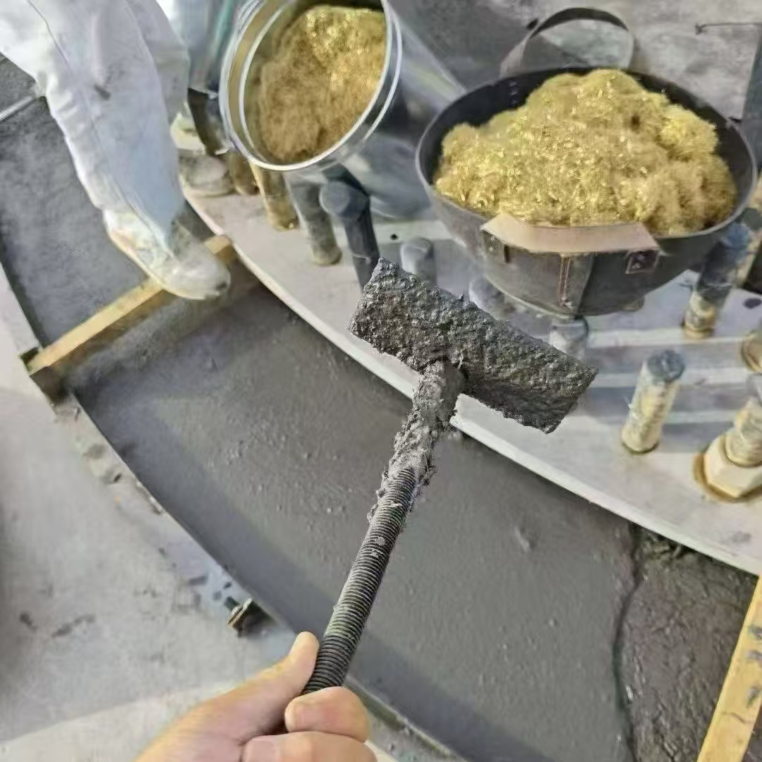 凌源C120钢纤维高强无收灌浆料 轧机压缩机汽轮机发电机锻压设备底座灌浆材料